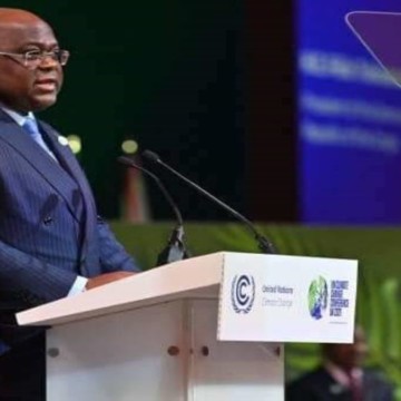 Félix Tshisekedi à la COP 26