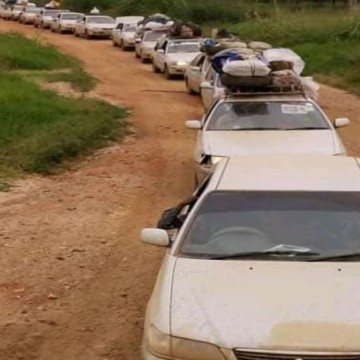 convoi de véhicules en Ituri