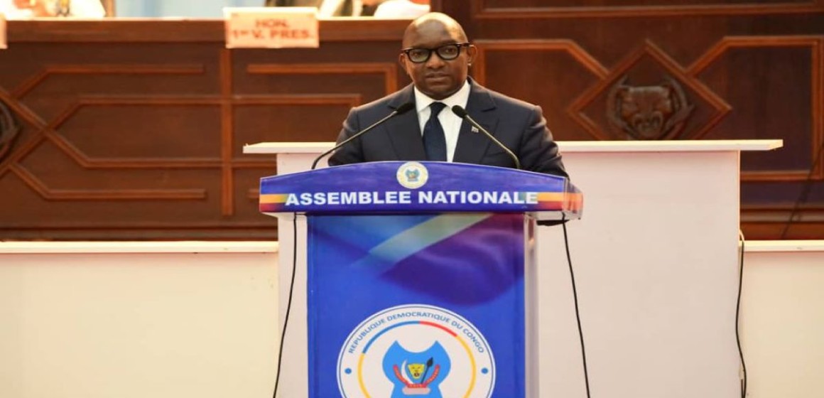 Sama Lukonde à l'Assemblée nationale