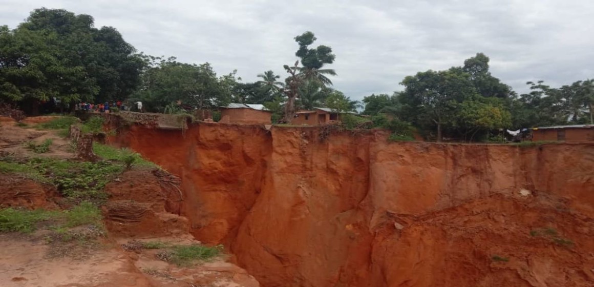 Erosions à Kananga