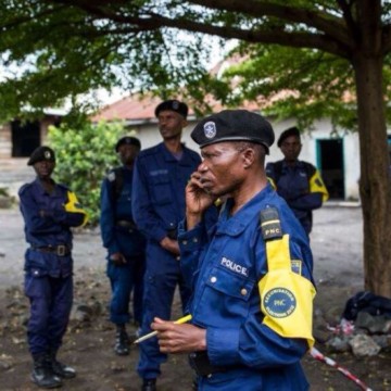 Policiers au Sud-Kivu