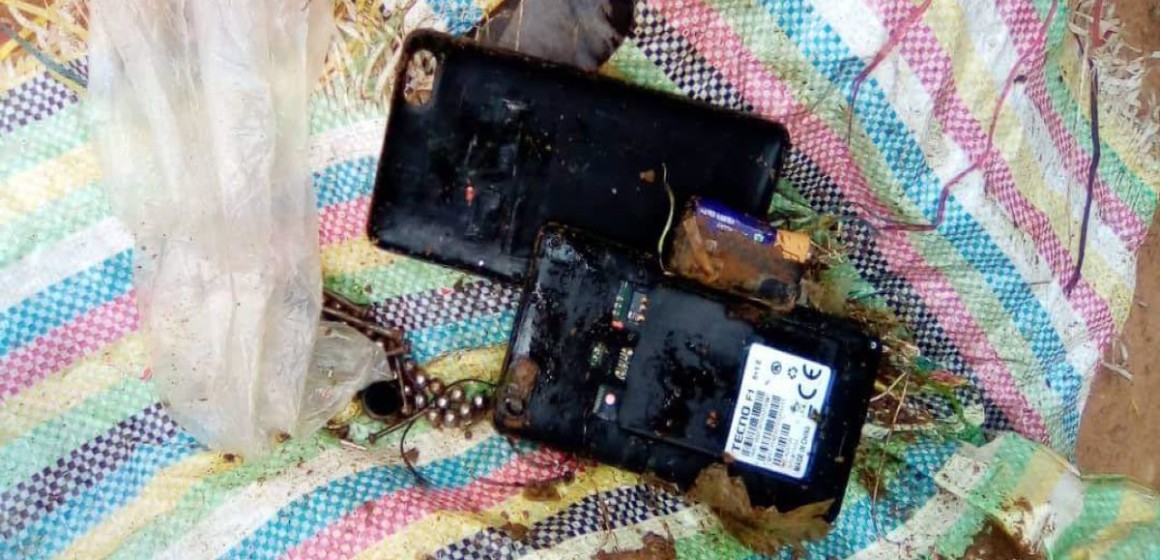 Téléphone piégé à Oicha