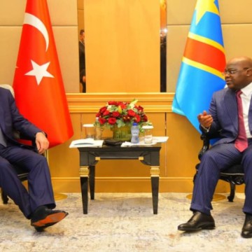 Les présidents Erdogan et Tshisekedi