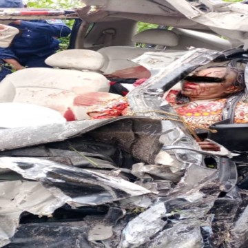 Accident route Nsele, Kinshasa