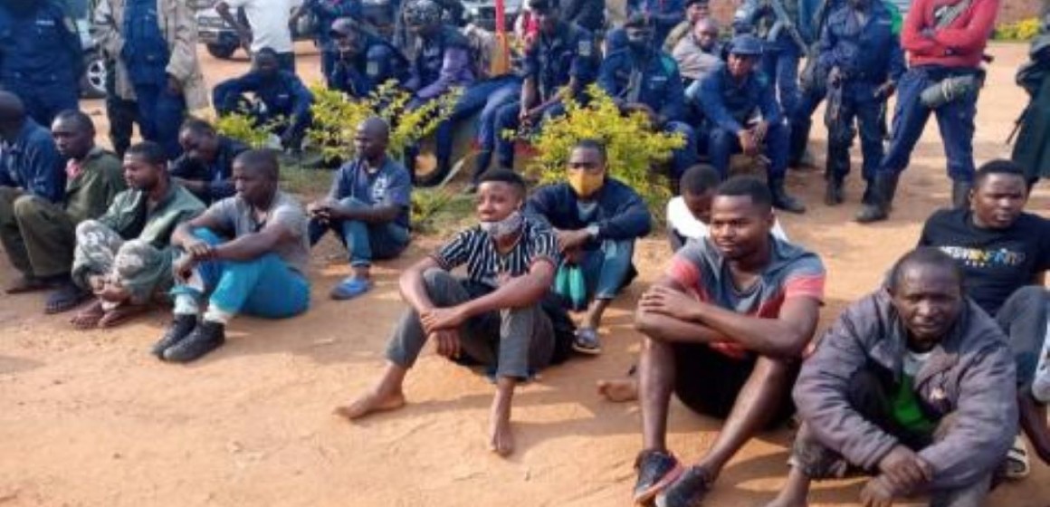 Beni : Près de 20 présumés bandits présentés à la presse