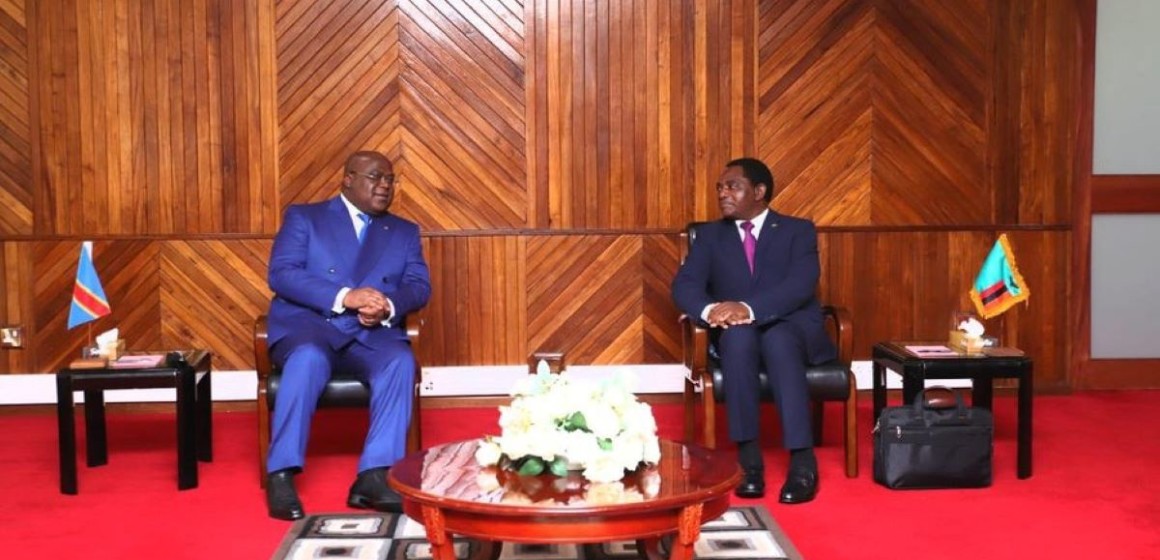 présidents-RDC-Zambie (2) RDC-Zambie : Félix Tshisekedi et Hakainde Hichilema signent un accord pour la mise en place du « Conseil de la Batterie »