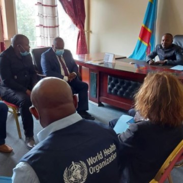 Le ministre de la Santé Jean-Jacques Mbunagi est arrivé à Mbandaka pour la riposte contre la 14ème épidémie d’Ebola