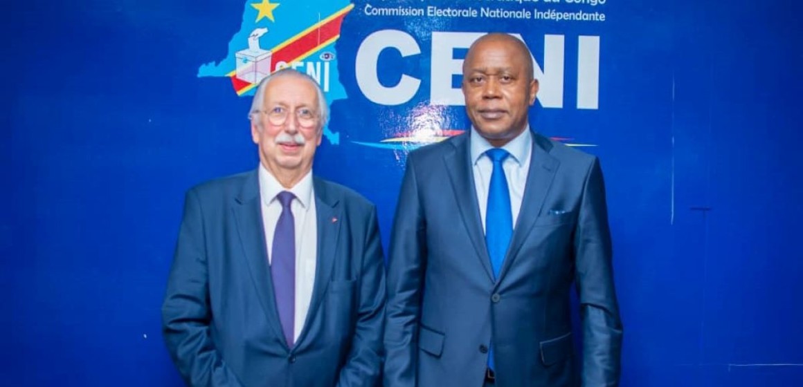 RDC : Le Ministre d’État du gouvernement fédéral belge, André Flahaut était à la CENI