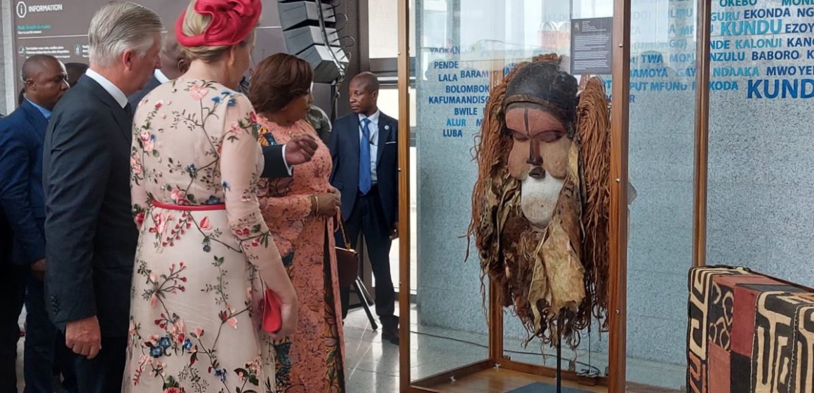 RDC : le roi Philippe prête au musée national congolais un masque… congolais !