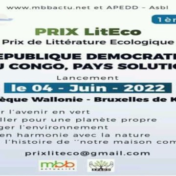 RDC :  Lancement de la première édition du Prix de littérature Écologique « Prix LitEco »