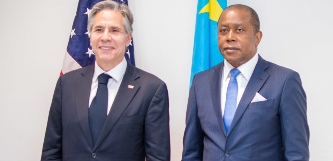 RDC:  Denis Kadima en tête-à-tête avec Antony Blinken à la concession Cortex