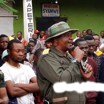 Beni : les ONG-DH fustigent les propos de l’administrateur militaire (Colonel Ehuta Omeonga Charles)