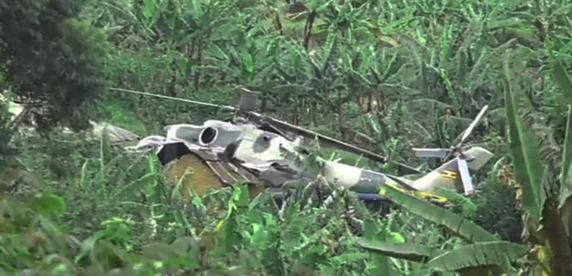 Beni : crash d’un hélicoptère de combat de l’armée ougandaise à Kabarole