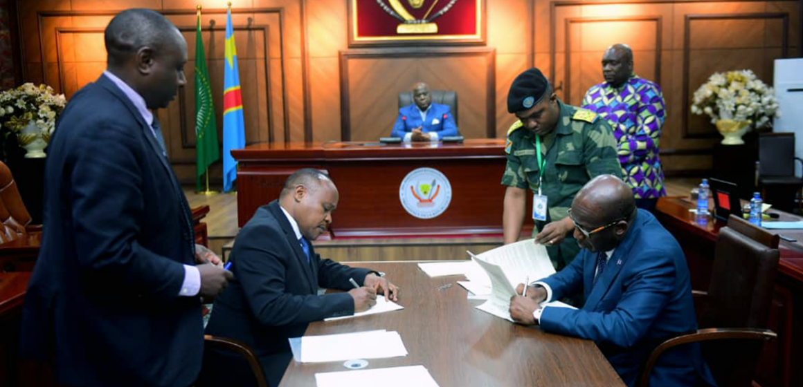 Sécurité dans l’est de la RDC : le gouvernement congolais et l’EAC signent l’accord portant statut de la force régionale