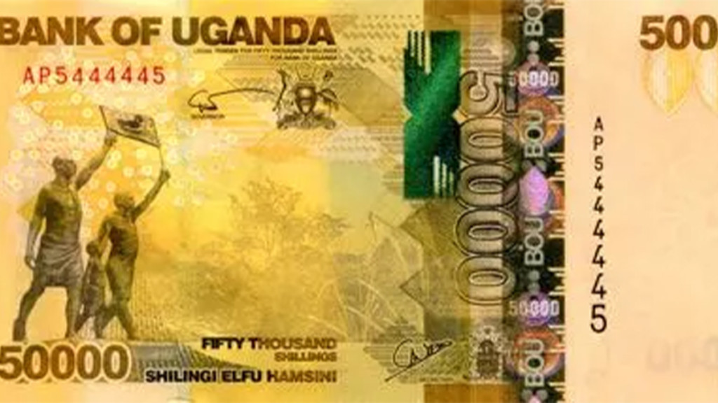 Billet de 5000 Shillings ougandais