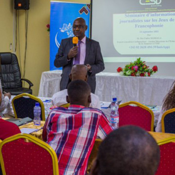 Formation sur la couverture des IXè jeux de la Francophonie