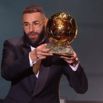 Karim Benzema Ballon d'Or 2022