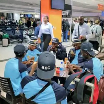 Léopards U23 à Ndjili aéro