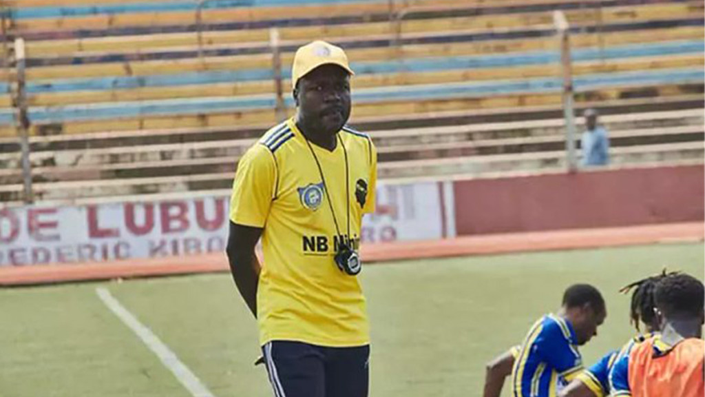 Bertin Maku, entraineur du Saint Eloi Lupopo