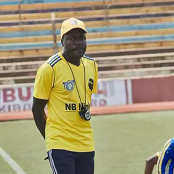 Bertin Maku, entraineur du Saint Eloi Lupopo