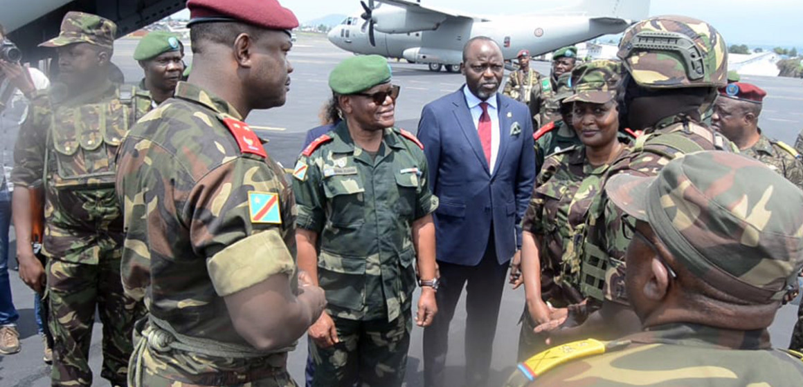 Contingent Kenyan de la Force EAC à Goma