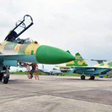 Chasseurs Sukhoi-25 des forces aériennes de la RDC