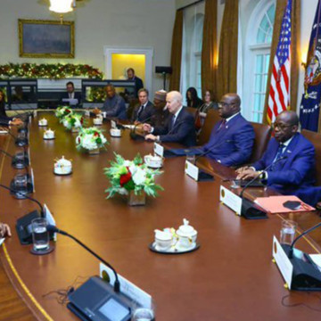Joe Biden et les présidents africains à Washington