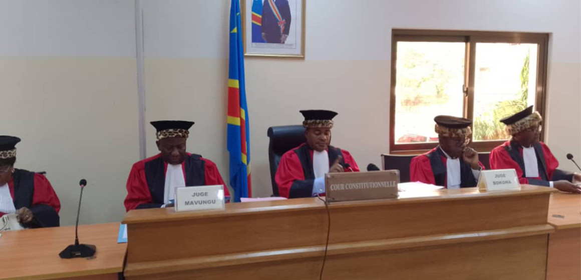 La Cour constitutionnelle en audience