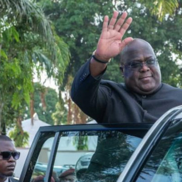 Félix Tshisekedi à Mbandaka