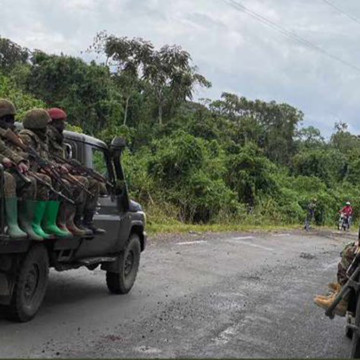 Véhicule transportant des terroristes du M23