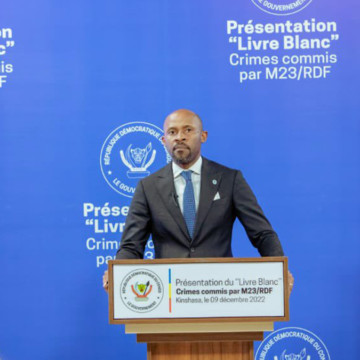Présentation du Livre blanc de la RDC sur les crimes du M23