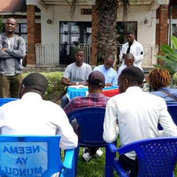 La LUCHA en conférence de presse à Goma