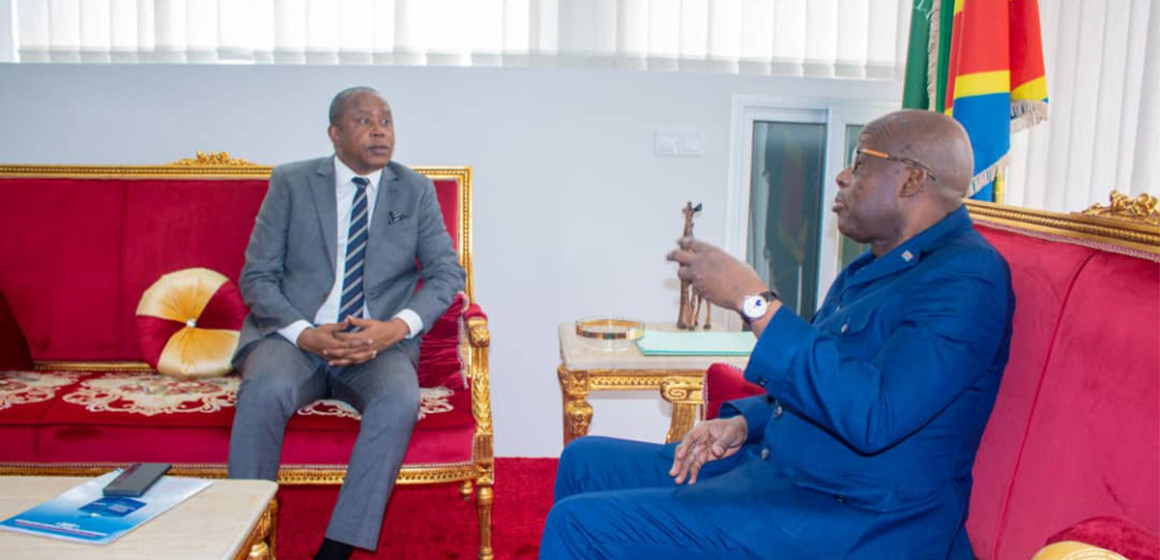 Christophe Lutundula et Denis Kadima au Ministère des Affaires étrangères