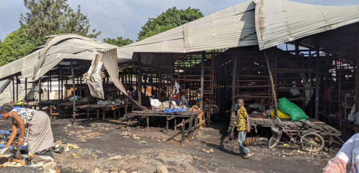 Marché Amani dit CADECO à Goma