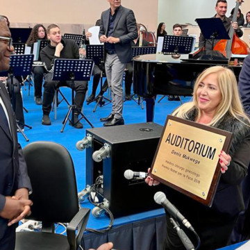 Denis Mukwege citoyen d'honneur de la ville de Sant'Antimo