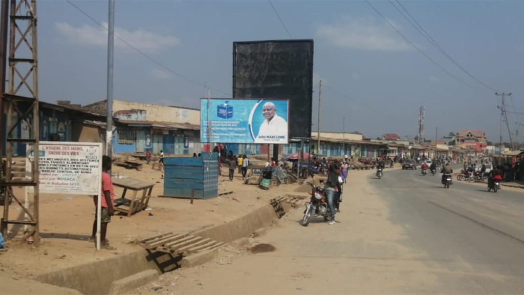 Bunia sous ville morte