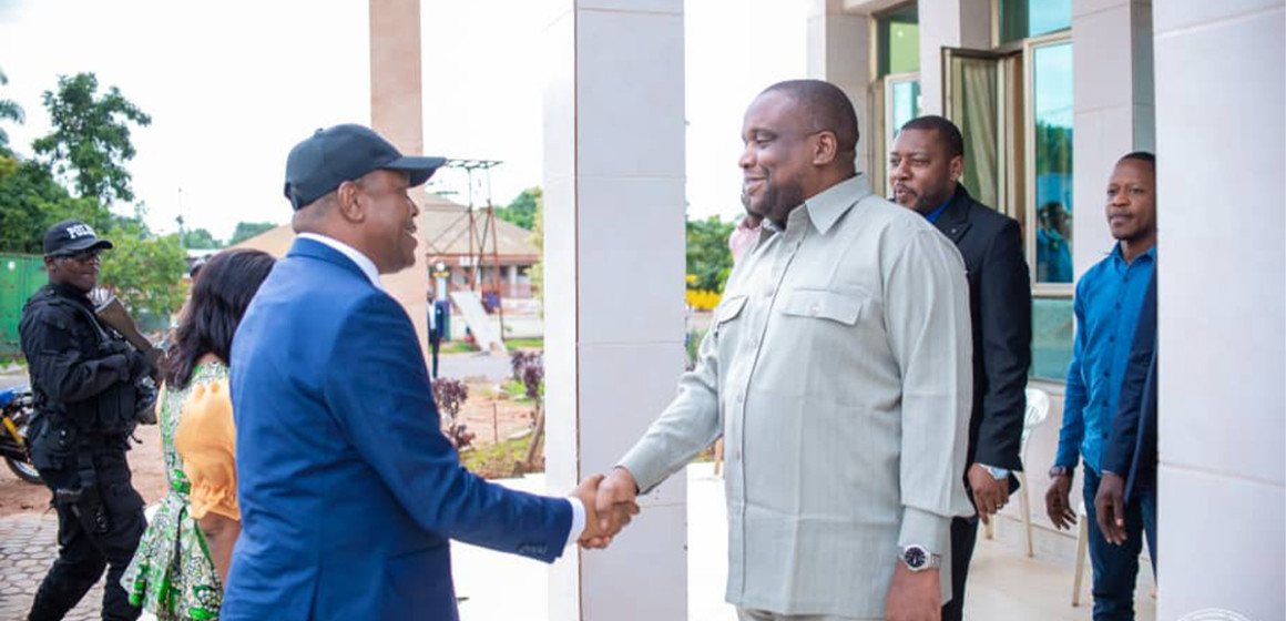 Denis Kadima en visite au Grand Kasaï
