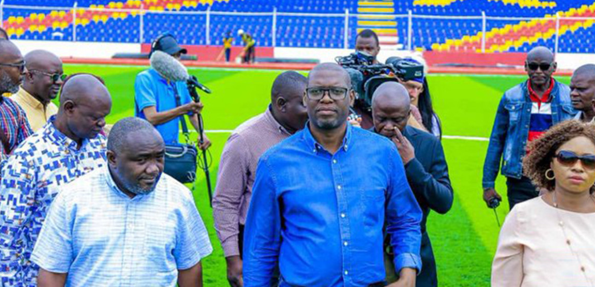 Inauguration du stade Kibasa Maliba