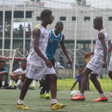 Léopards U17 à l'entrainement à Kinshasa