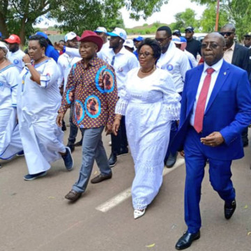 Arrivée des ministres démissionnaires à Lubumbashi