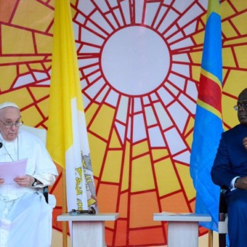 pape-palais-de-la-nation4 Le Pape François au palais de la nation à Kinshasa