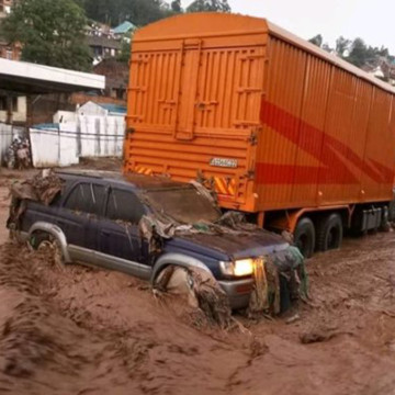 Pluie diluvienne à Bukavu au Sud-Kivu