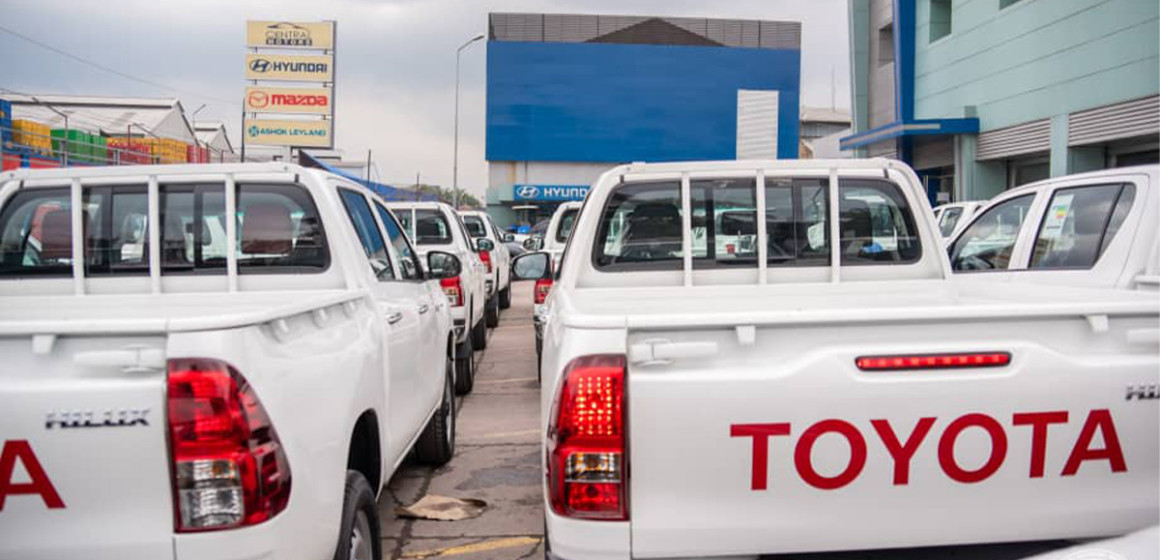 Véhicules réceptionnés par la CENI