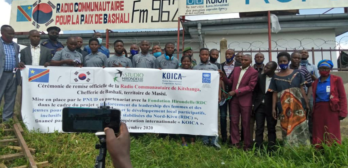 Radio-Communautaire-pour-la-Paix-de-Bashali a Radio Communautaire pour la Paix de Bashali, RCPB, à Kitshanga