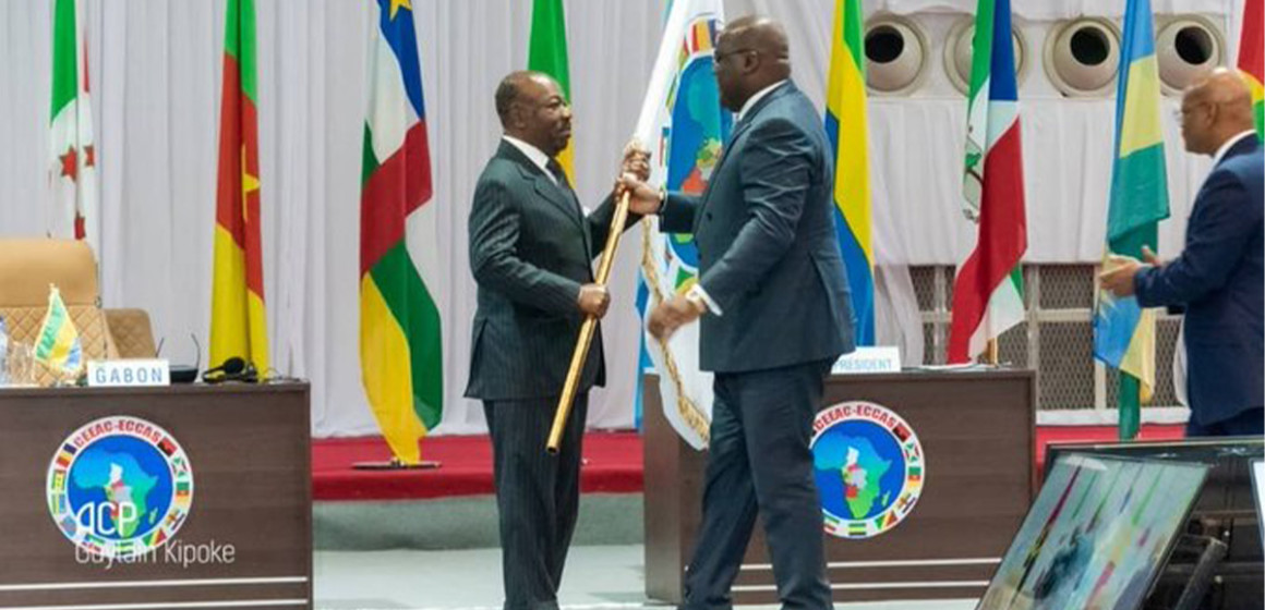 Passation de pouvoir entre Tshisekedi et Ali Bongo à la CEEAC