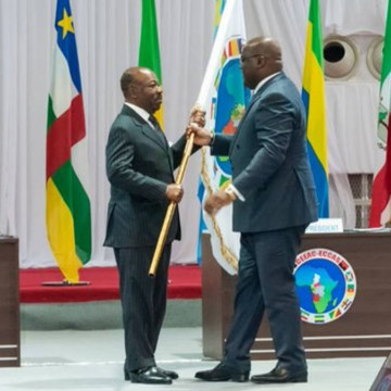 Passation de pouvoir entre Tshisekedi et Ali Bongo à la CEEAC