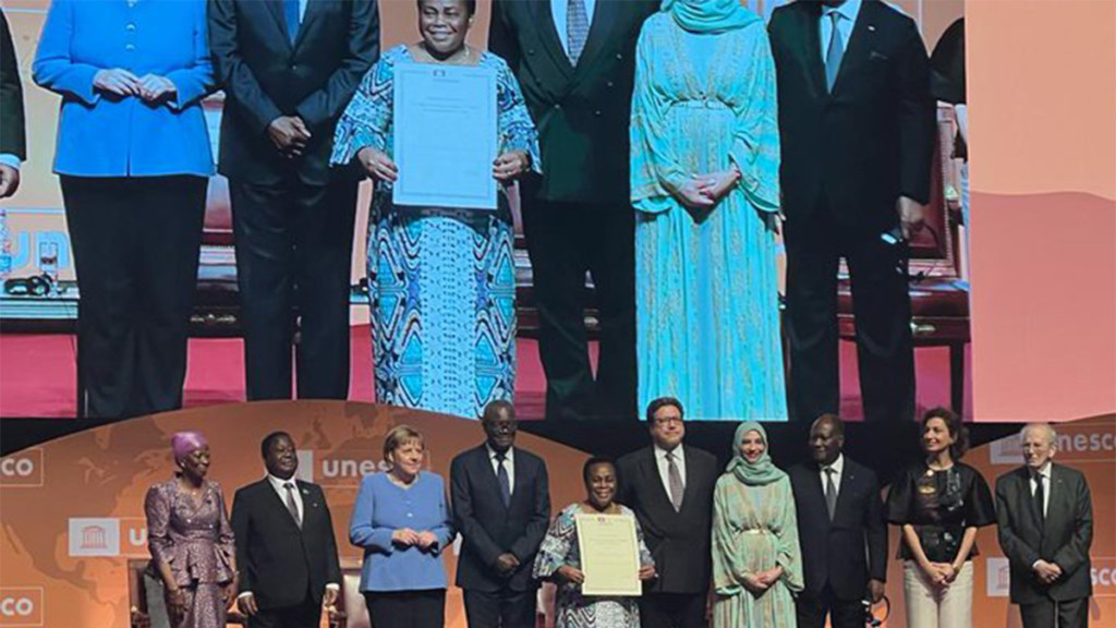 Julienne Lusenge, mention d'honneur Félix Houphouët Boigny-UNESCO