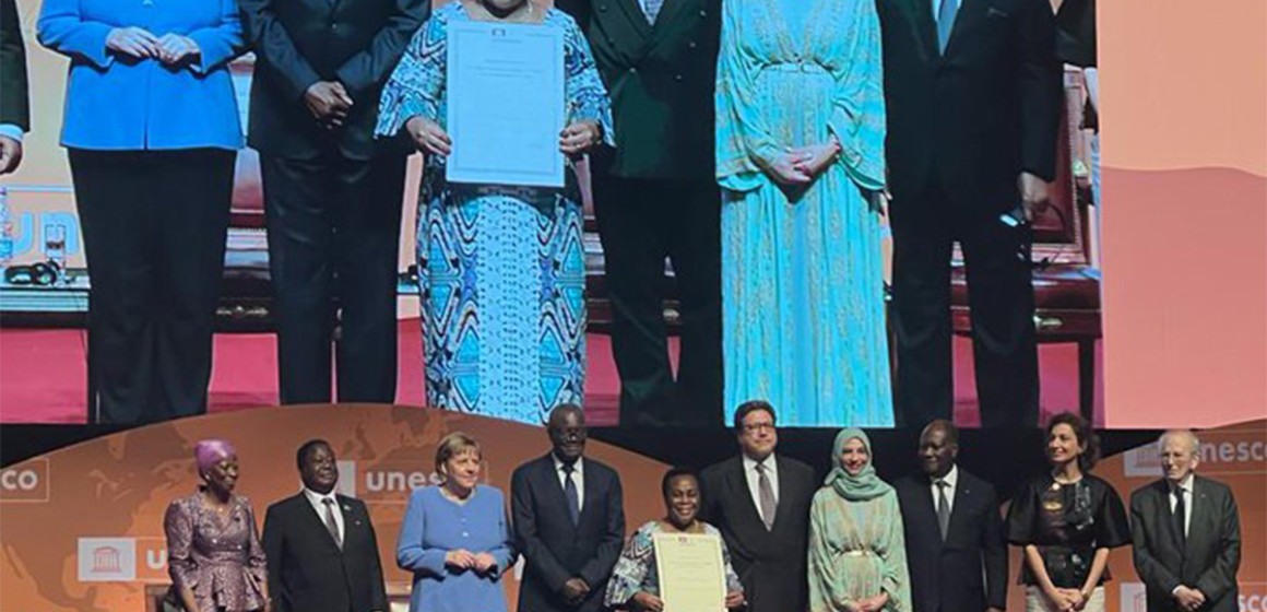 Julienne Lusenge, mention d'honneur Félix Houphouët Boigny-UNESCO