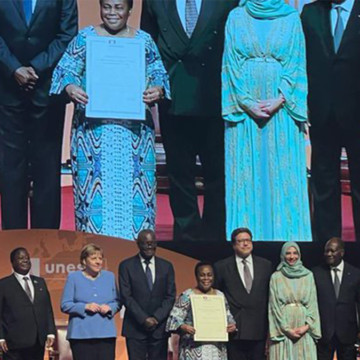 Julienne Lusenge, mention d'honneur Félix Houphouët Boigny-UNESCO