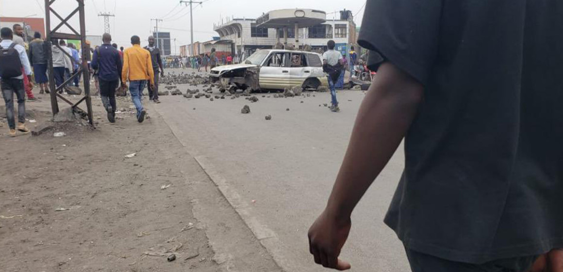 Manifestations populaires contre l'EAC à Goma
